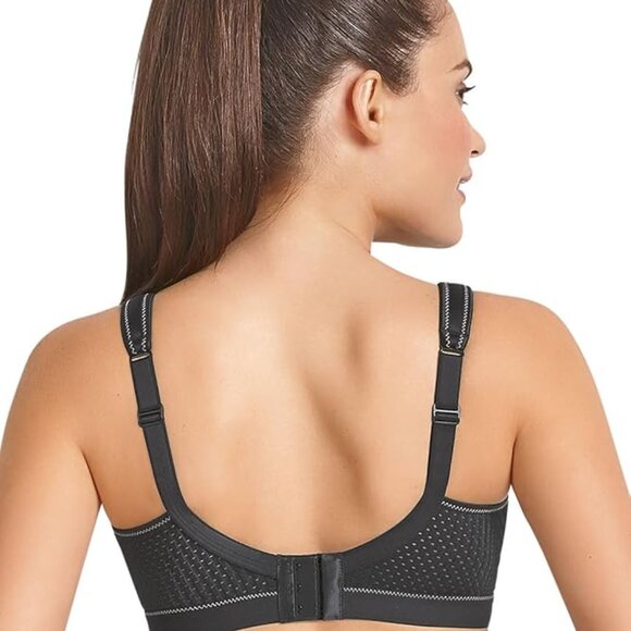 Anita 5529  Sport Bra  30C   Momentum Maximum Support  Black  Wire-Free W… - Picture 2 of 5